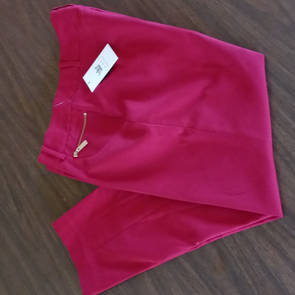Chaus New York Dena Pant Vintage Garden Color: Ladybug Women's Size 6 NWT